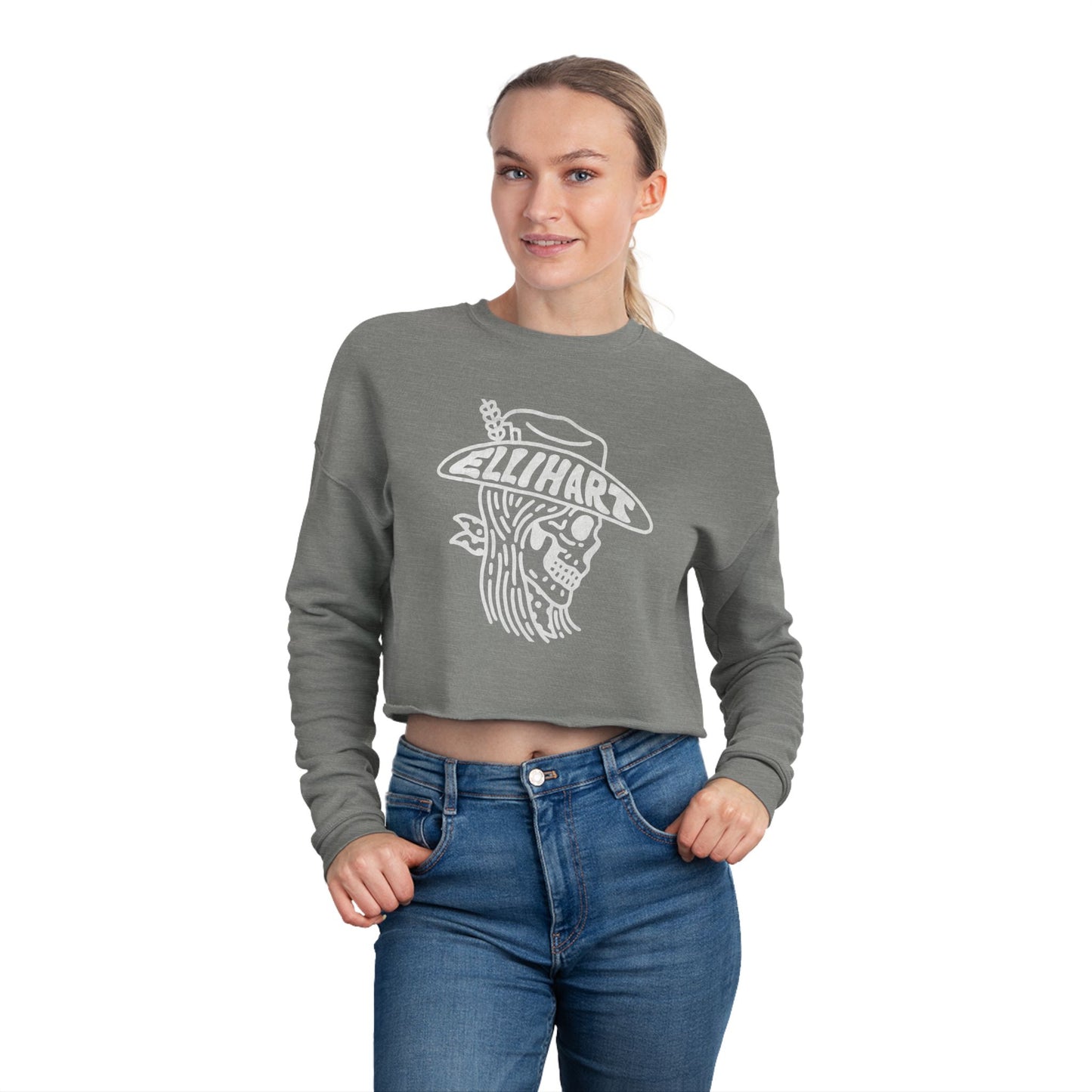 Elli Hart Cropped Longsleeve T - women
