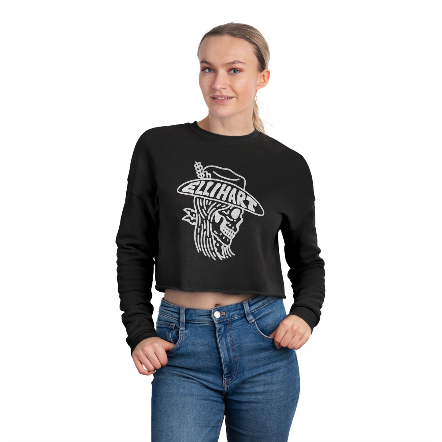 Elli Hart Cropped Longsleeve T - women